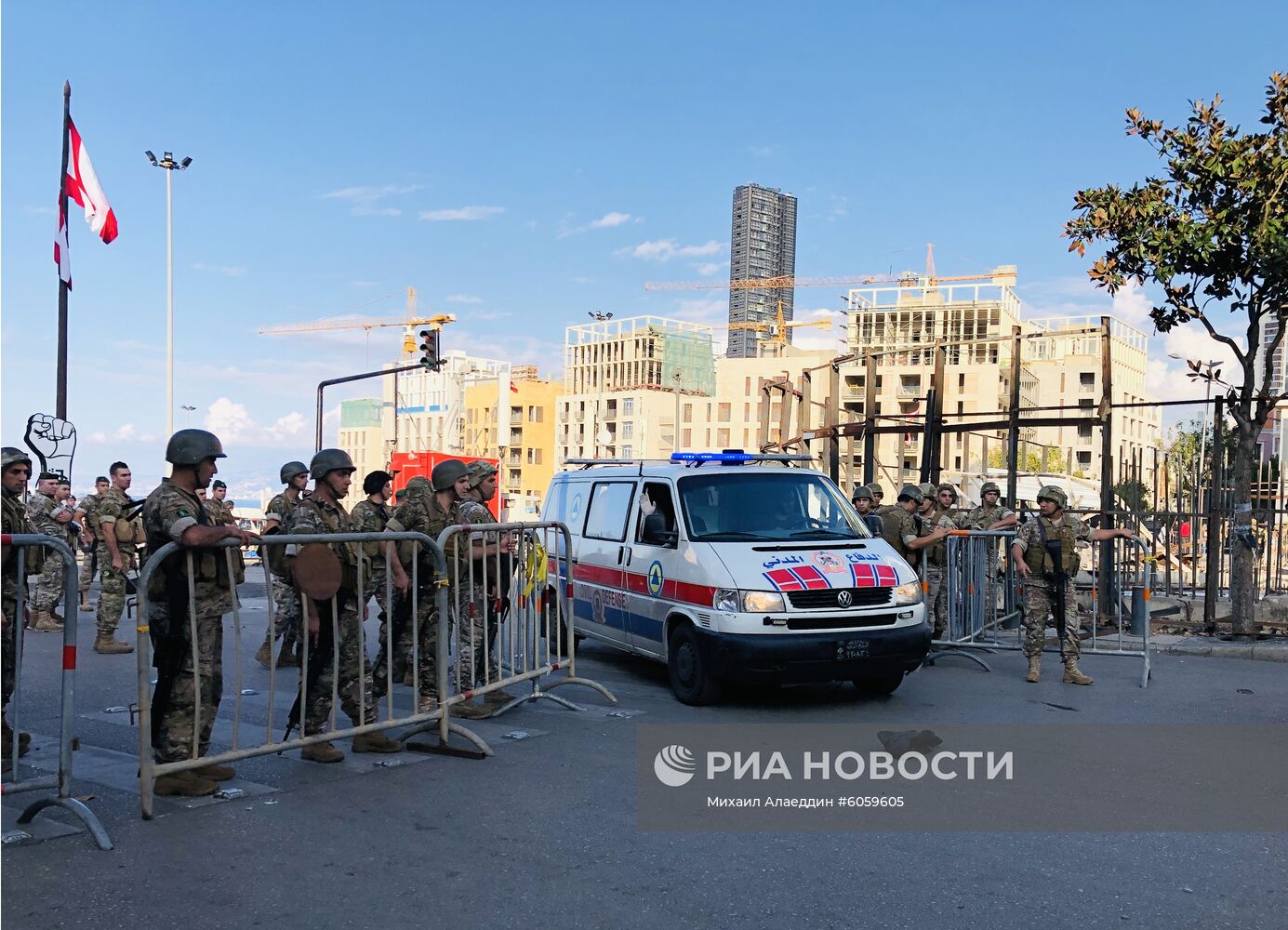 Беспорядки в Бейруте