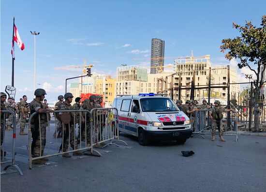 Беспорядки в Бейруте