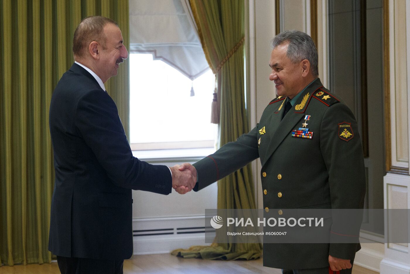 Рабочий визит министра обороны РФ С. Шойгу в Азербайджан