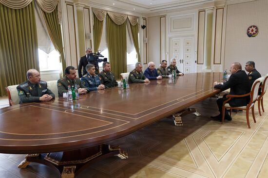 Рабочий визит министра обороны РФ С. Шойгу в Азербайджан