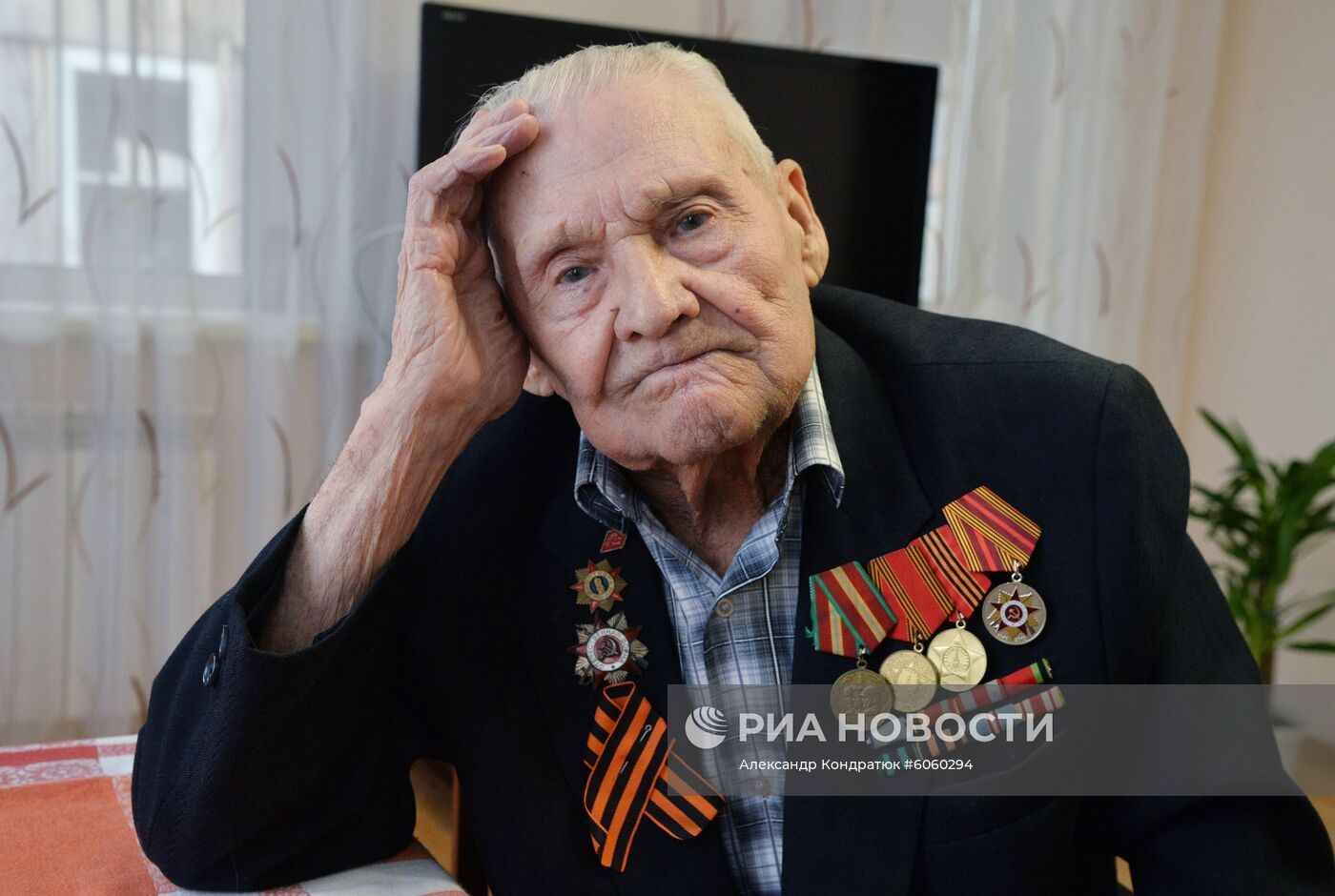 Ветеран Великой Отечественной войны Н.Г. Фадеев 