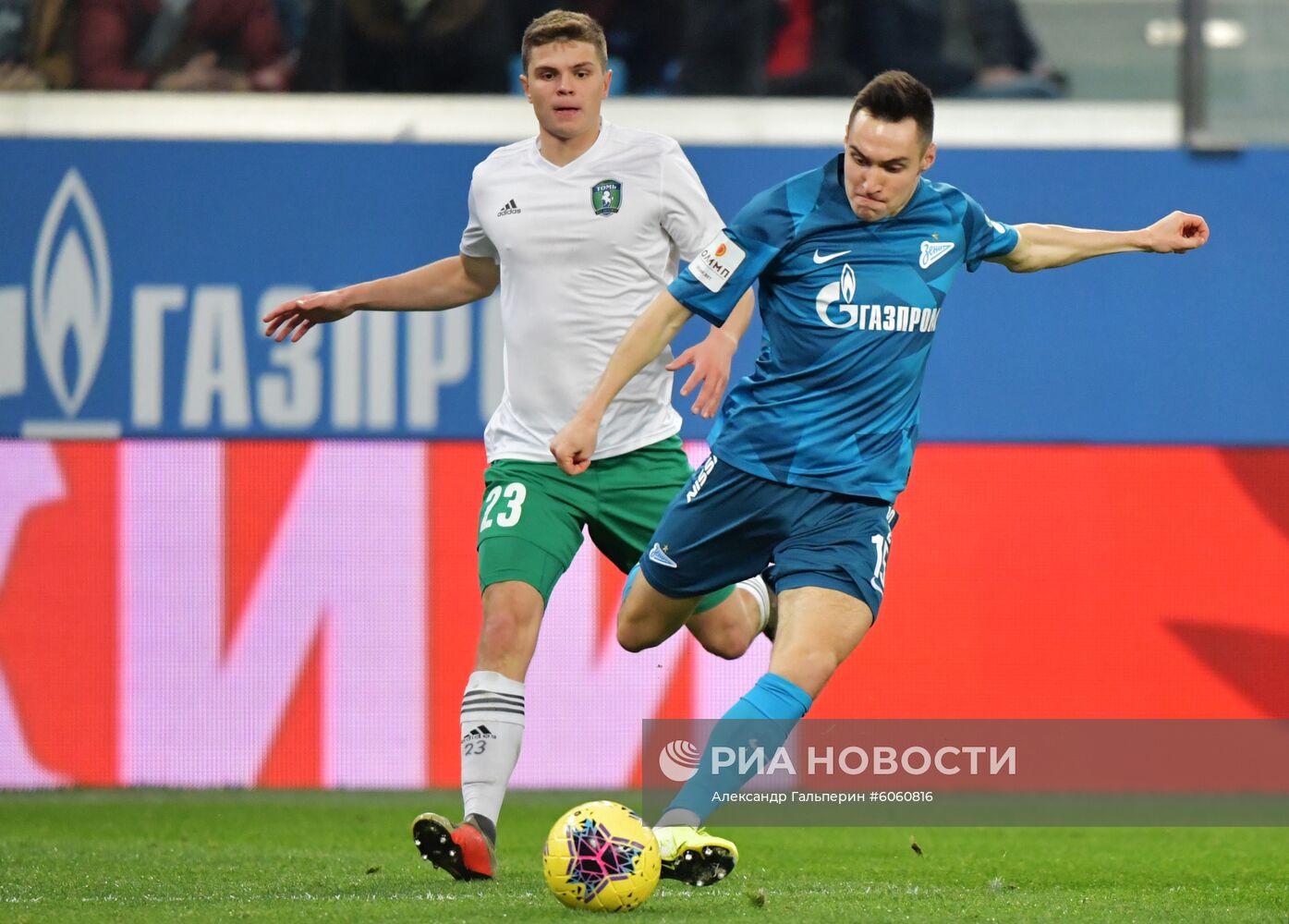 Футбол. Кубок России. Матч "Зенит" - "Томь"