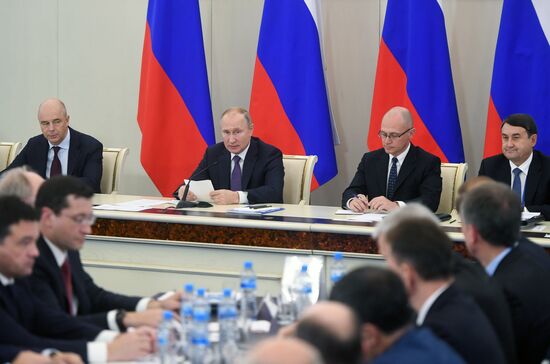 Рабочая поездка президента РФ В. Путина в Калининградскую область