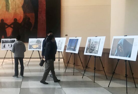 Открытие выставки победителей конкурса им. А. Стенина в Нью-Йорке