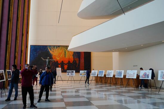 Открытие выставки победителей конкурса им. А. Стенина в Нью-Йорке