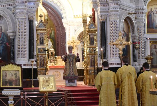 Литургия по случаю присоединения Архиепископии западноевропейских приходов русской традиции к РПЦ