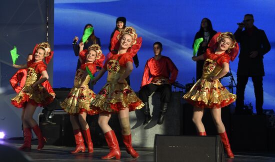 Празднование Дня народного единства в регионах России