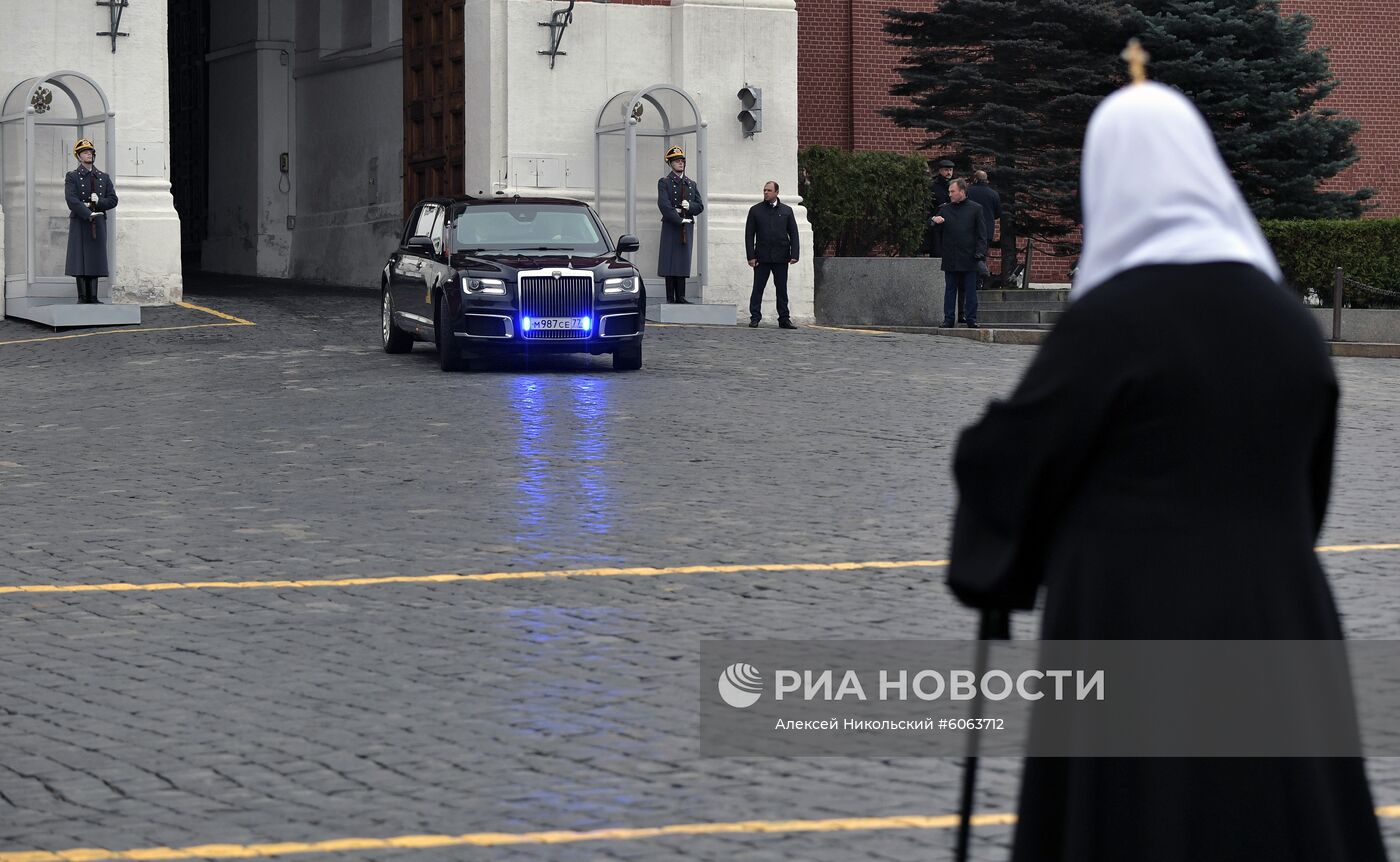 Президент РФ В. Путин принял участие в торжествах по случаю Дня народного единства