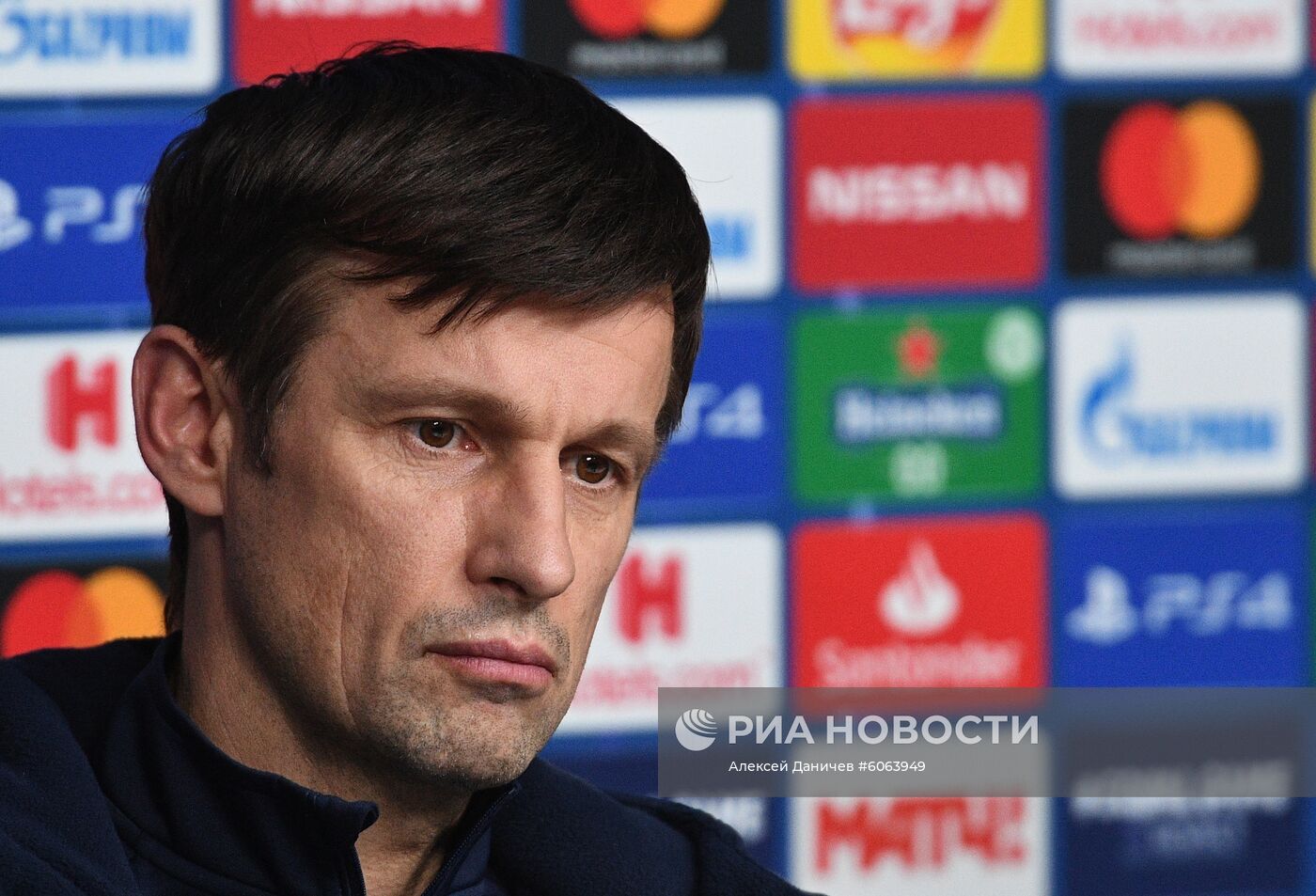 Футбол. Лига чемпионов. Тренировка ФК "Зенит"