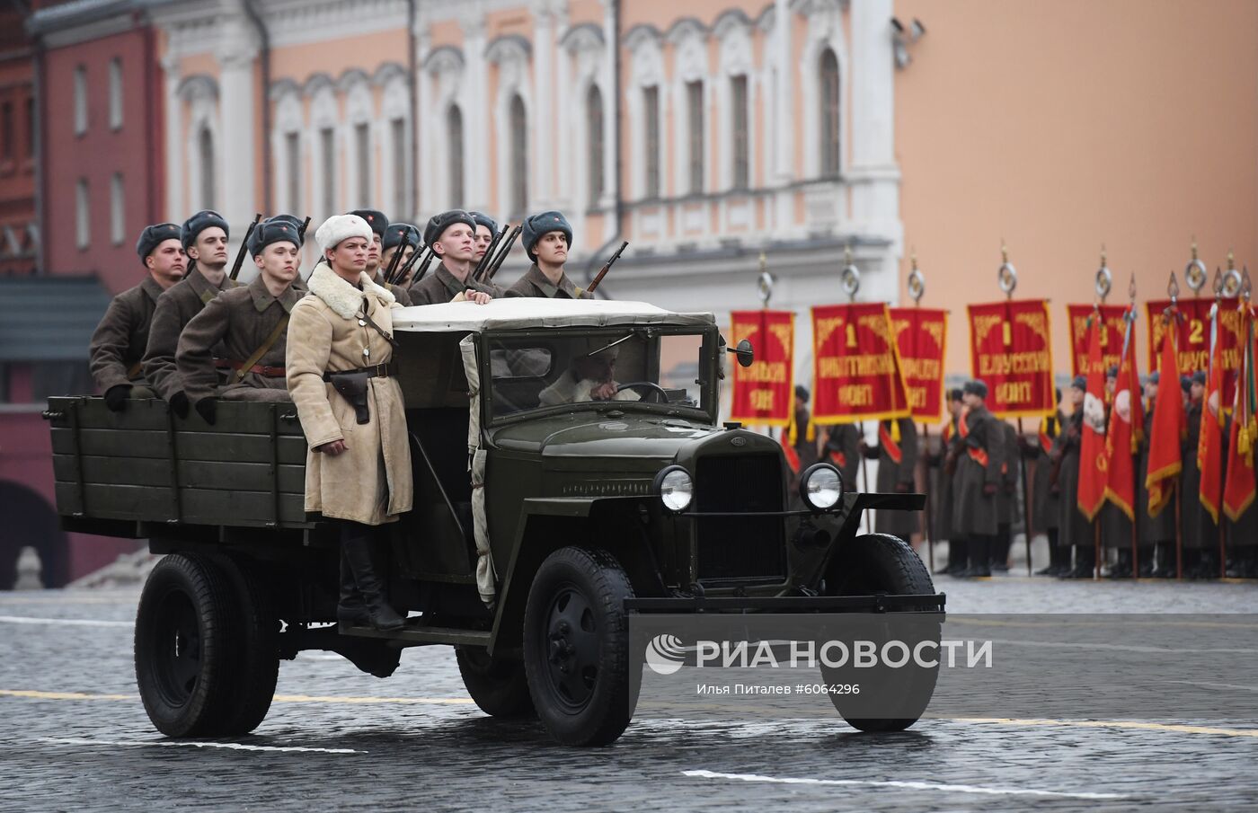 Генеральная репетиция марша, посвященного 78-й годовщине военного парада 1941 года