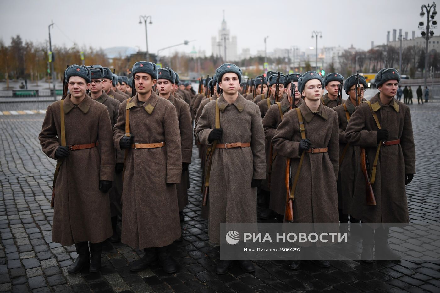 Генеральная репетиция марша, посвященного 78-й годовщине военного парада 1941 года