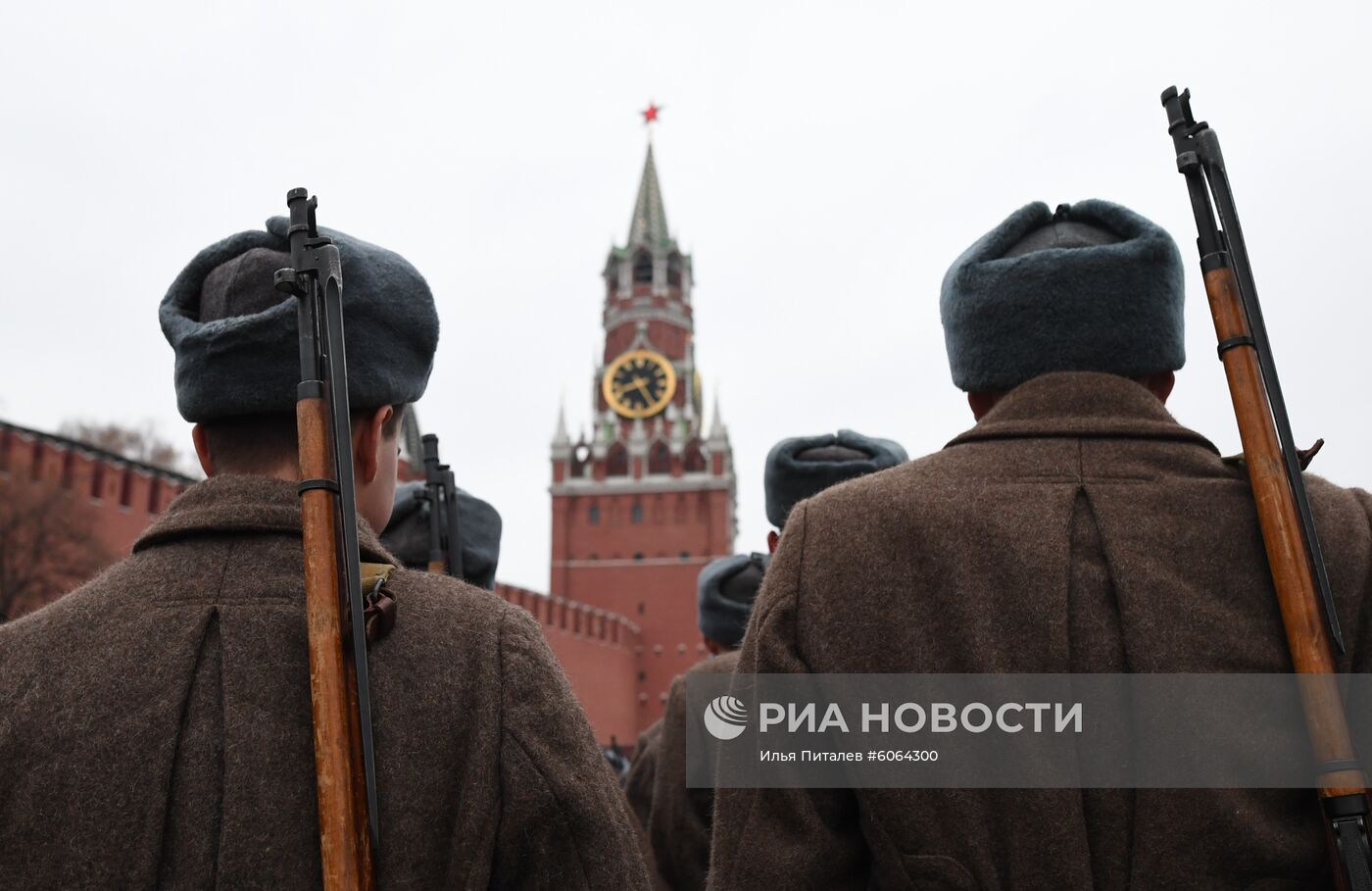 Генеральная репетиция марша, посвященного 78-й годовщине военного парада 1941 года