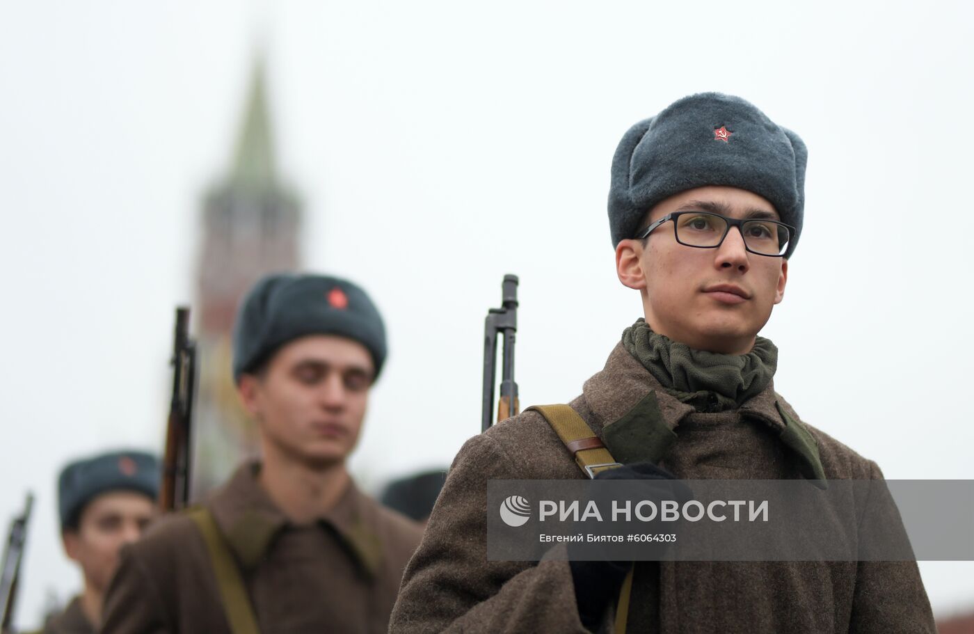 Генеральная репетиция марша, посвященного 78-й годовщине военного парада 1941 года