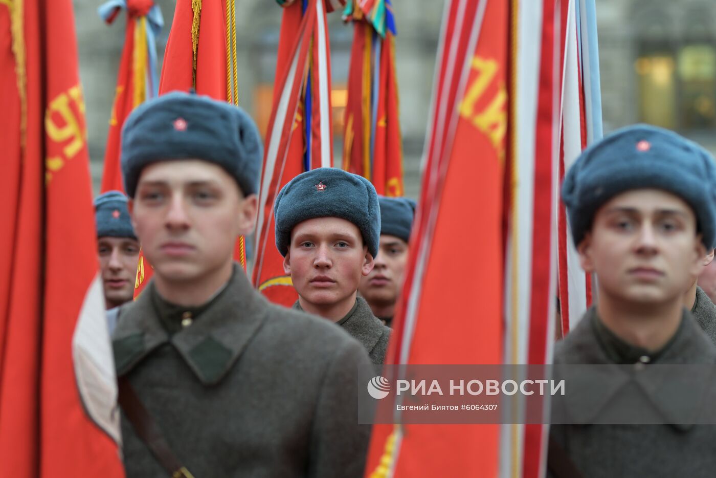 Генеральная репетиция марша, посвященного 78-й годовщине военного парада 1941 года