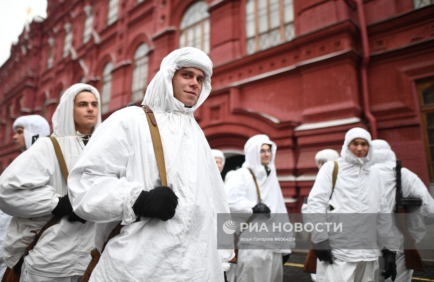 Генеральная репетиция марша, посвященного 78-й годовщине военного парада 1941 года