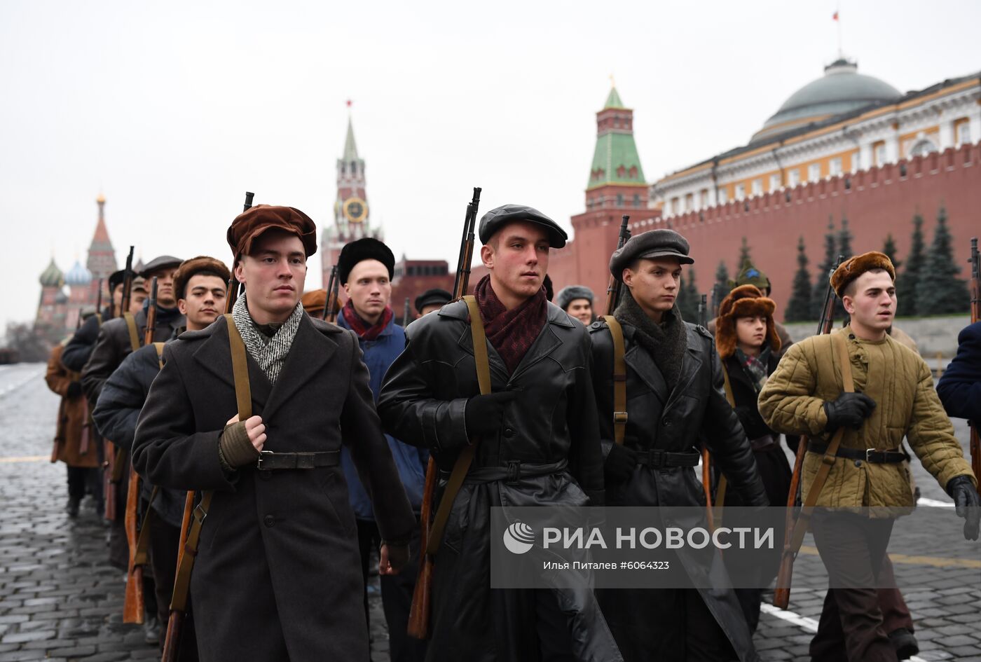 Генеральная репетиция марша, посвященного 78-й годовщине военного парада 1941 года