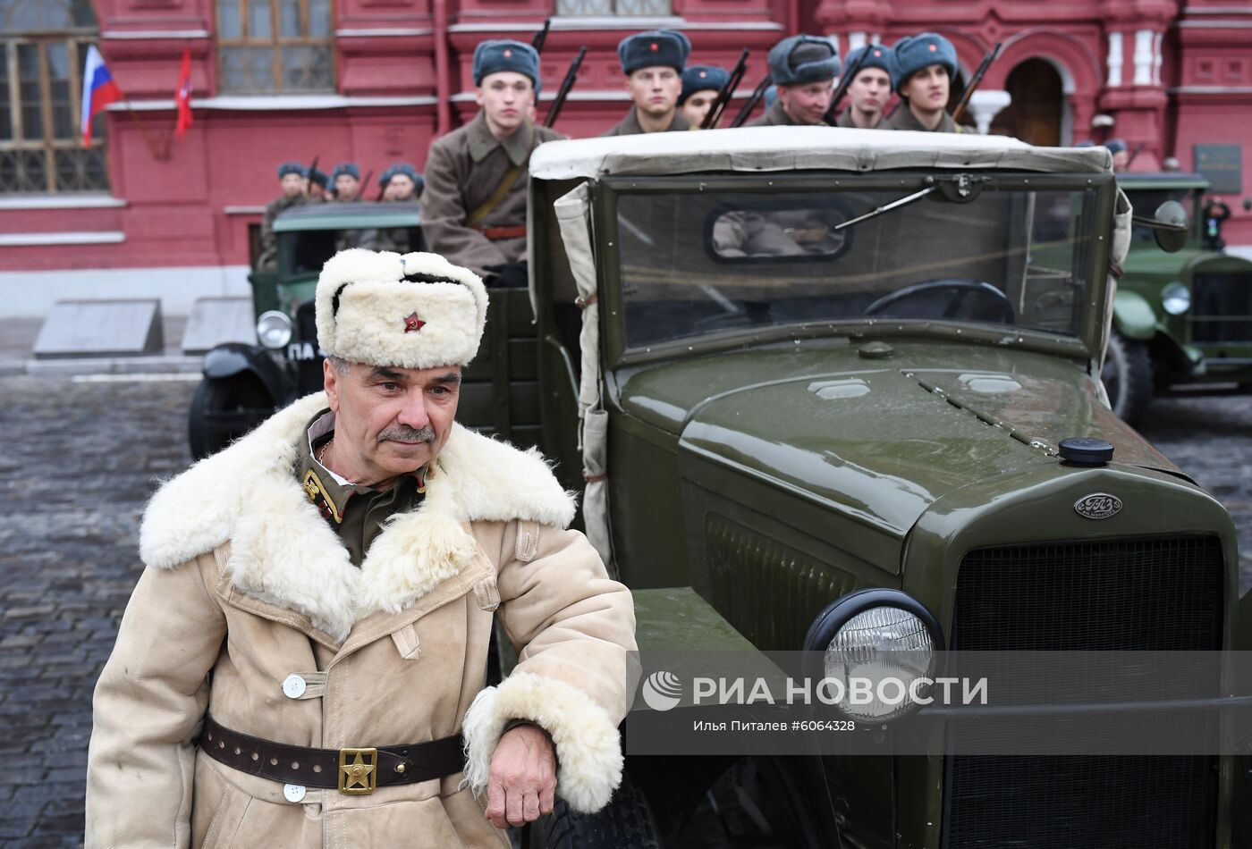 Генеральная репетиция марша, посвященного 78-й годовщине военного парада 1941 года