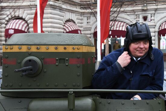 Генеральная репетиция марша, посвященного 78-й годовщине военного парада 1941 года