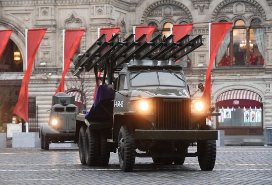 Генеральная репетиция марша, посвященного 78-й годовщине военного парада 1941 года