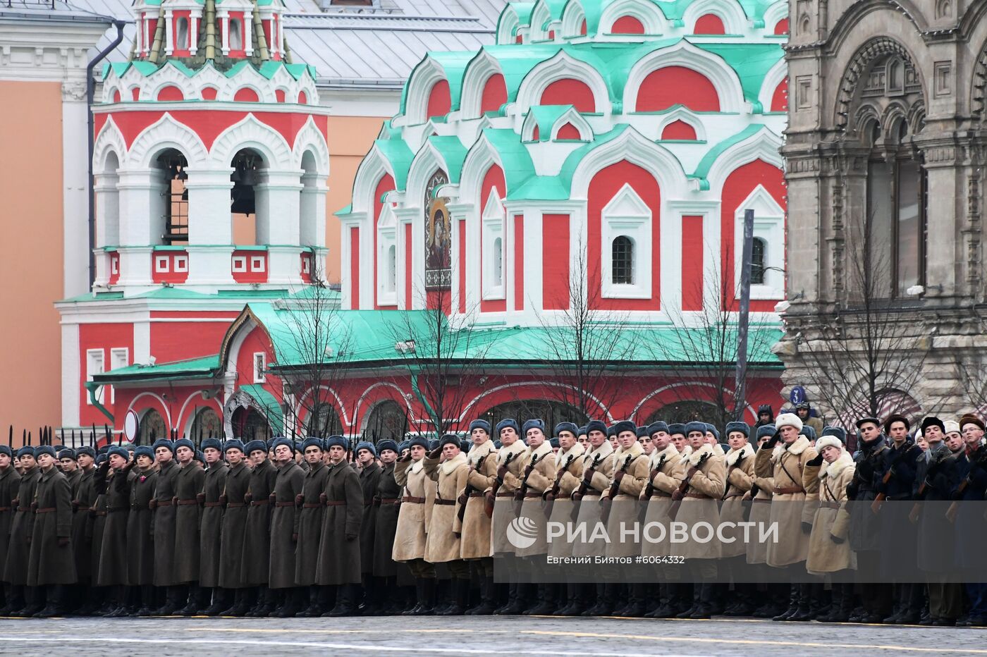 Генеральная репетиция марша, посвященного 78-й годовщине военного парада 1941 года