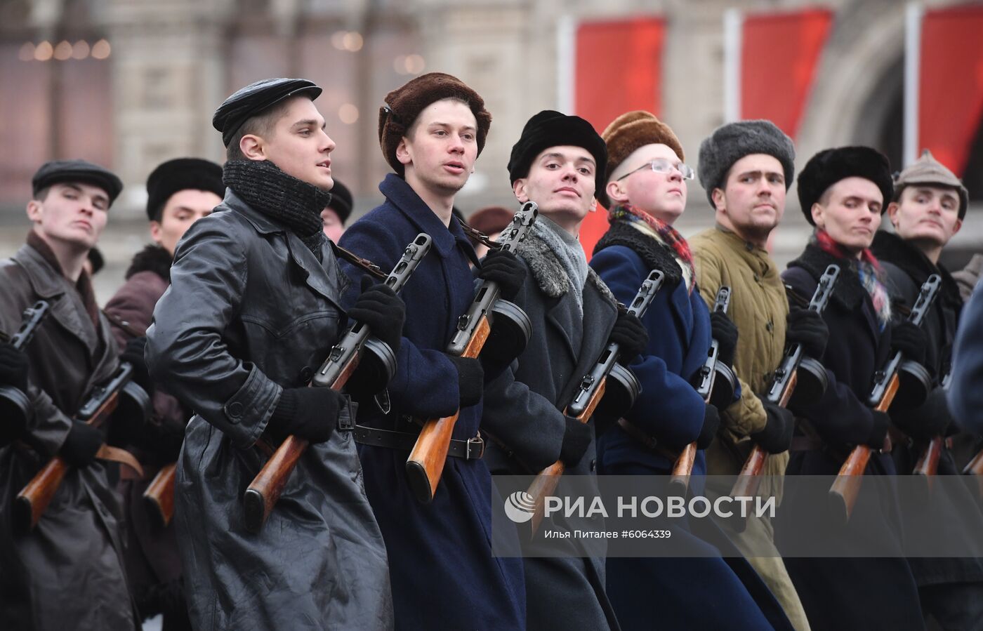 Генеральная репетиция марша, посвященного 78-й годовщине военного парада 1941 года