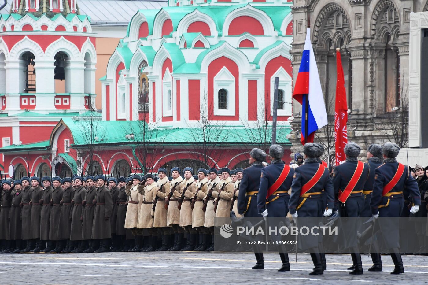 Генеральная репетиция марша, посвященного 78-й годовщине военного парада 1941 года
