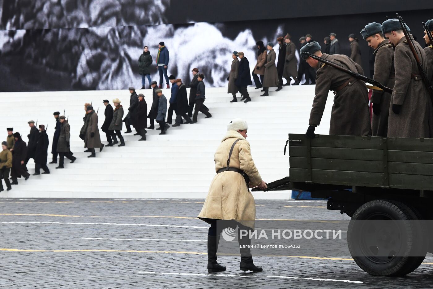 Генеральная репетиция марша, посвященного 78-й годовщине военного парада 1941 года