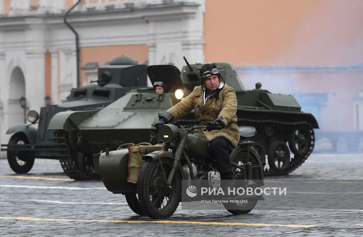 Генеральная репетиция марша, посвященного 78-й годовщине военного парада 1941 года