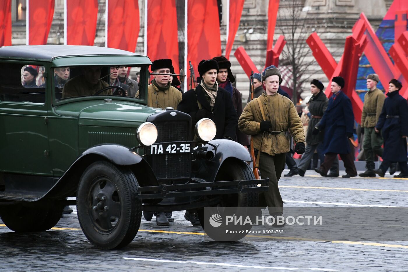Генеральная репетиция марша, посвященного 78-й годовщине военного парада 1941 года
