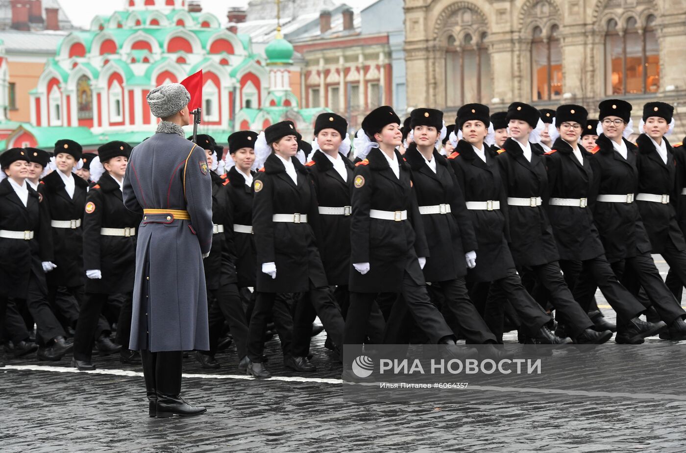 Генеральная репетиция марша, посвященного 78-й годовщине военного парада 1941 года