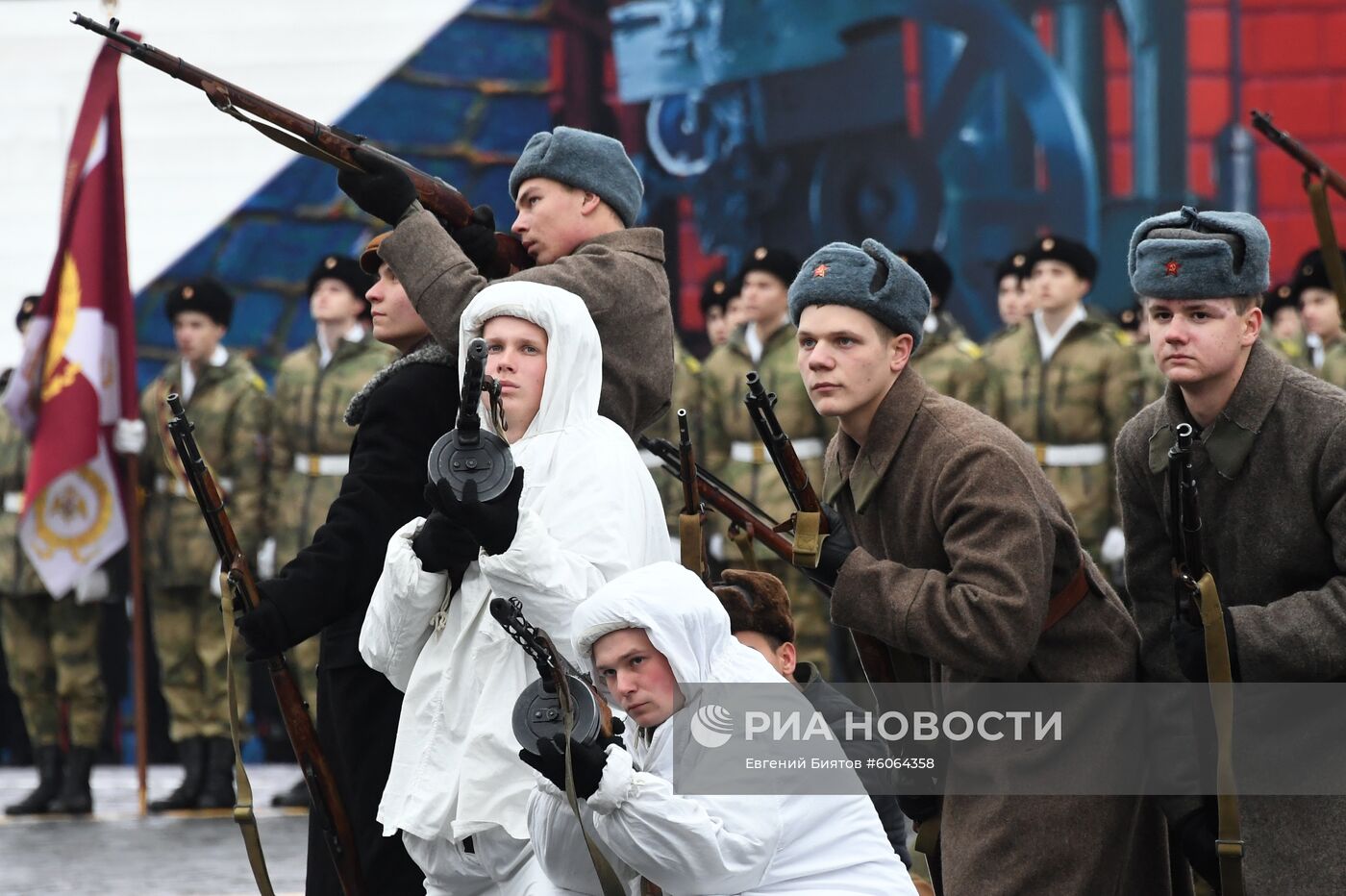Генеральная репетиция марша, посвященного 78-й годовщине военного парада 1941 года