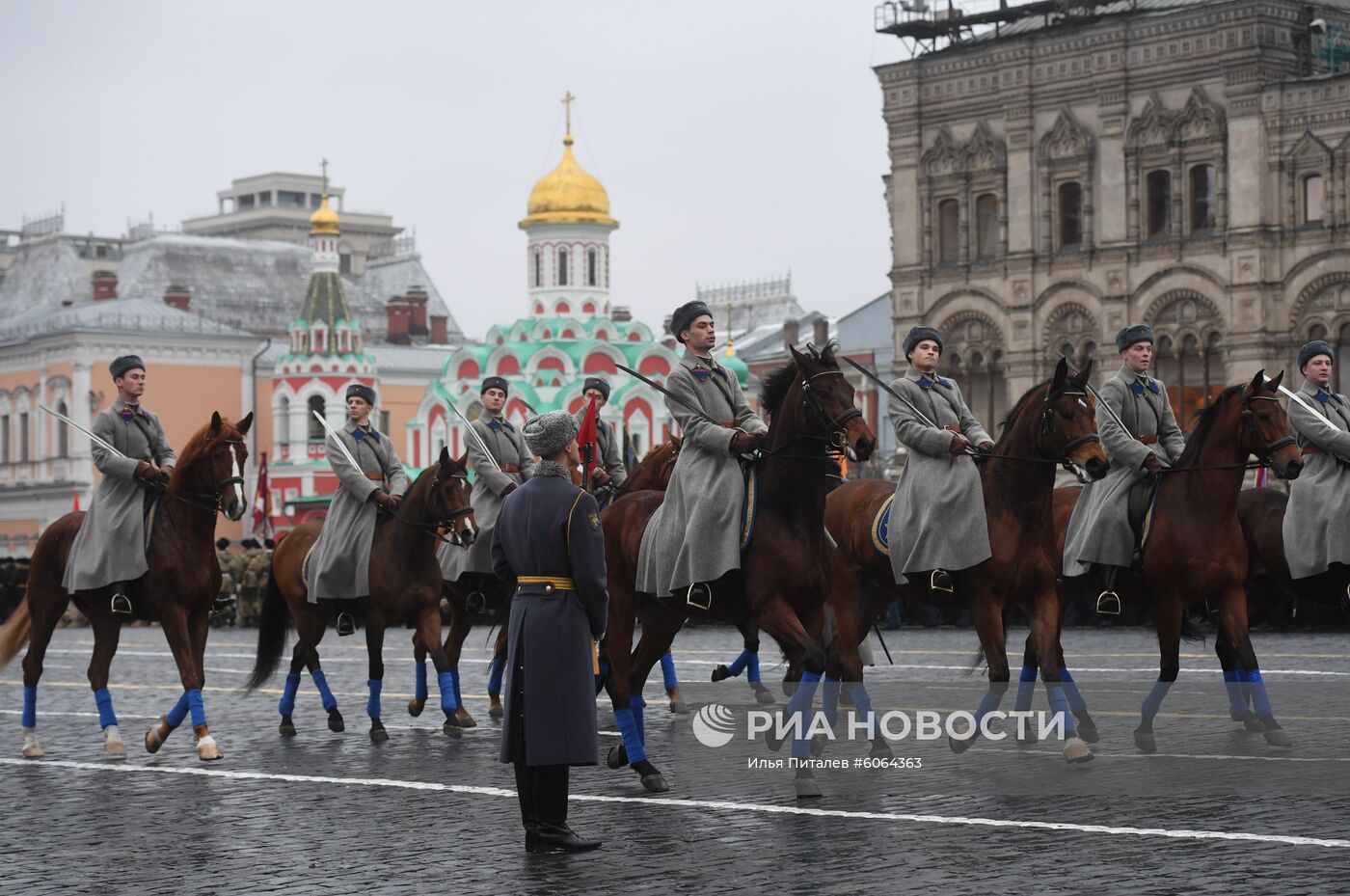 Генеральная репетиция марша, посвященного 78-й годовщине военного парада 1941 года