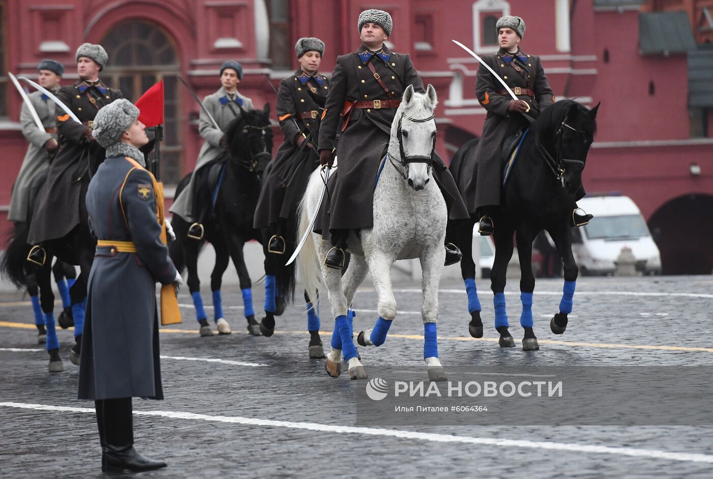 Генеральная репетиция марша, посвященного 78-й годовщине военного парада 1941 года
