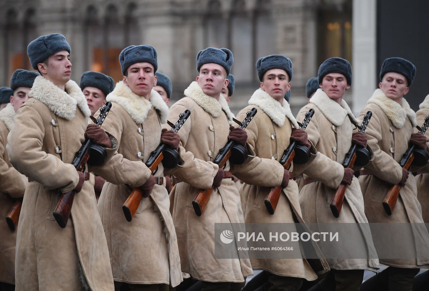 Генеральная репетиция марша, посвященного 78-й годовщине военного парада 1941 года