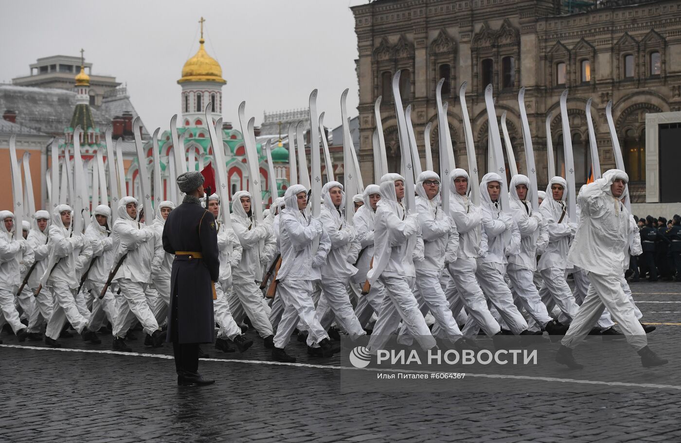 Генеральная репетиция марша, посвященного 78-й годовщине военного парада 1941 года