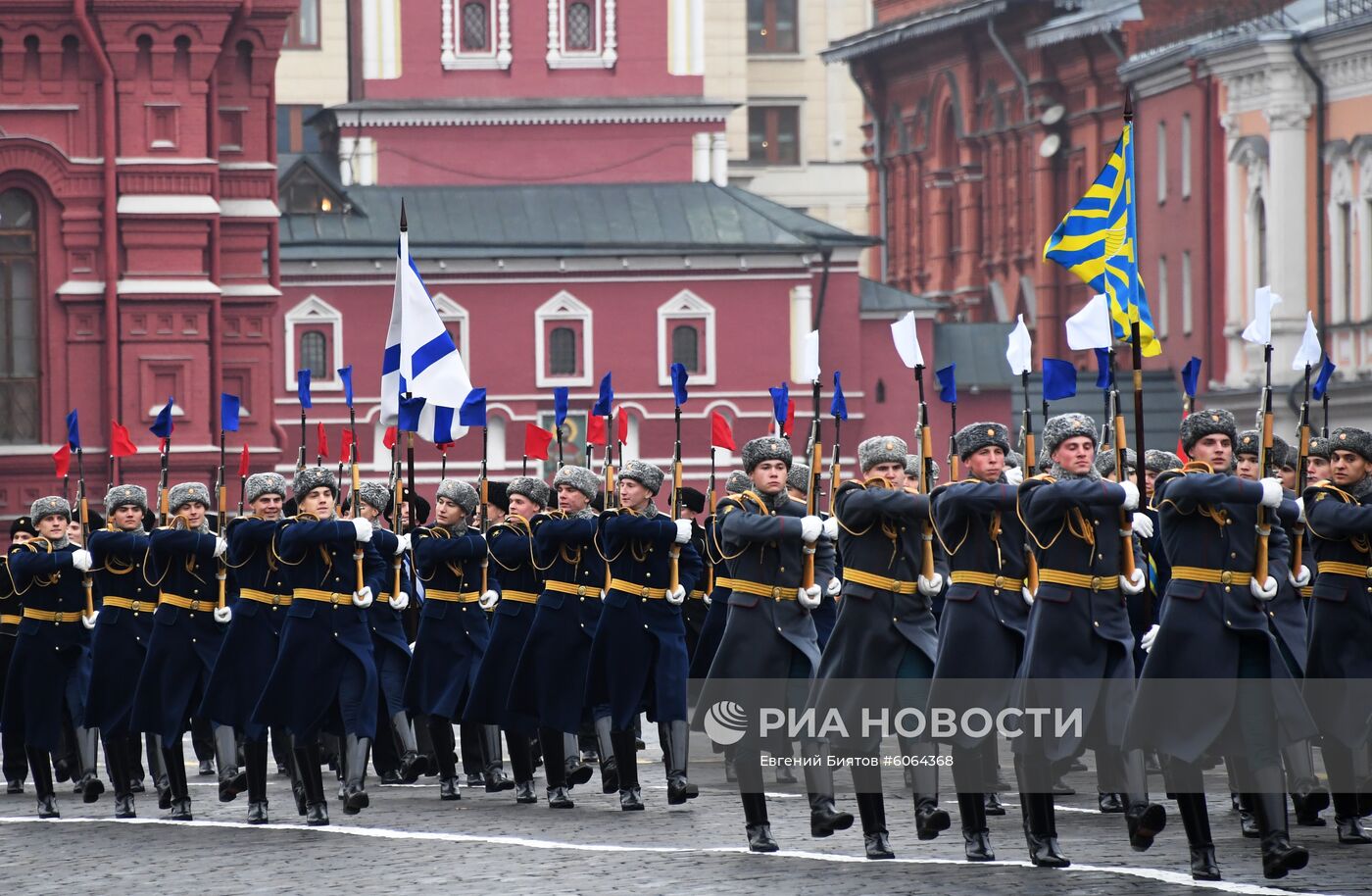 Генеральная репетиция марша, посвященного 78-й годовщине военного парада 1941 года
