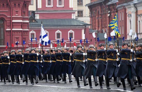 Генеральная репетиция марша, посвященного 78-й годовщине военного парада 1941 года