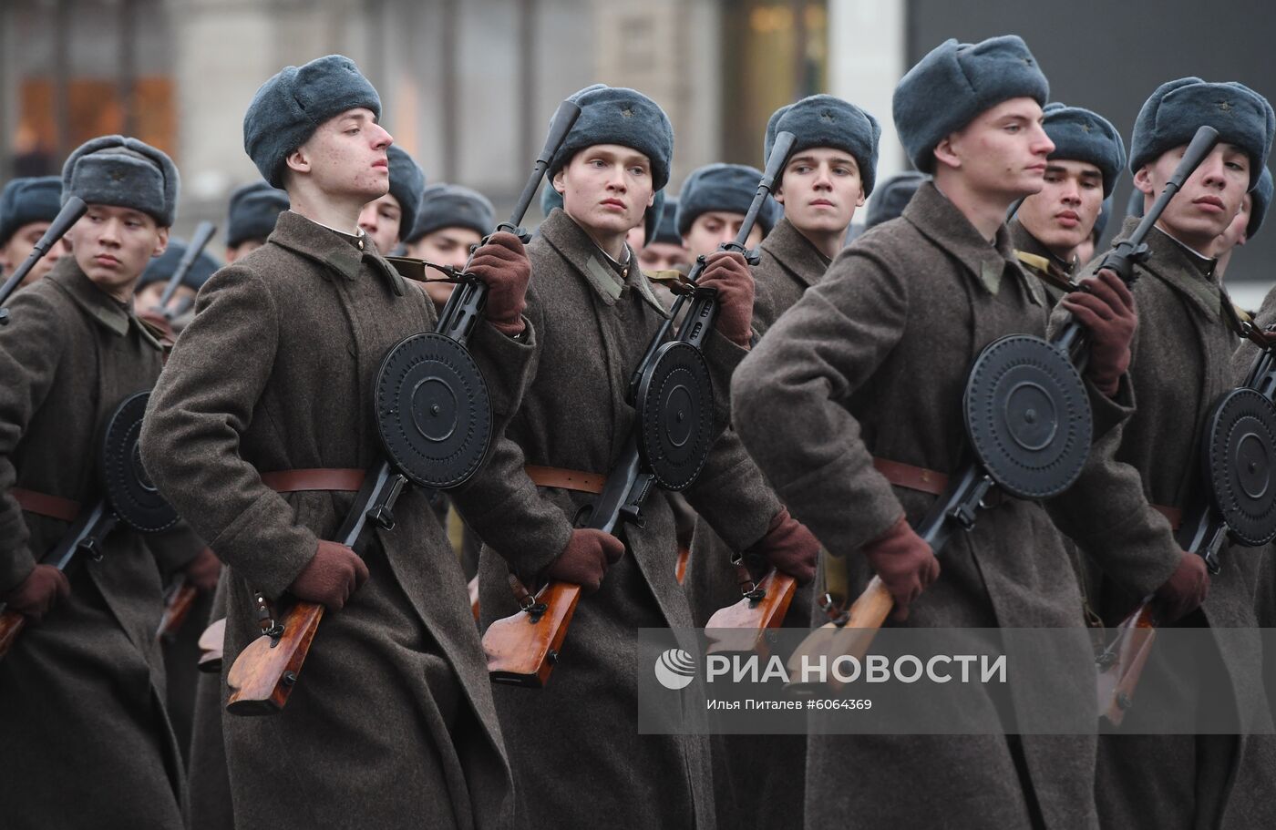 Генеральная репетиция марша, посвященного 78-й годовщине военного парада 1941 года