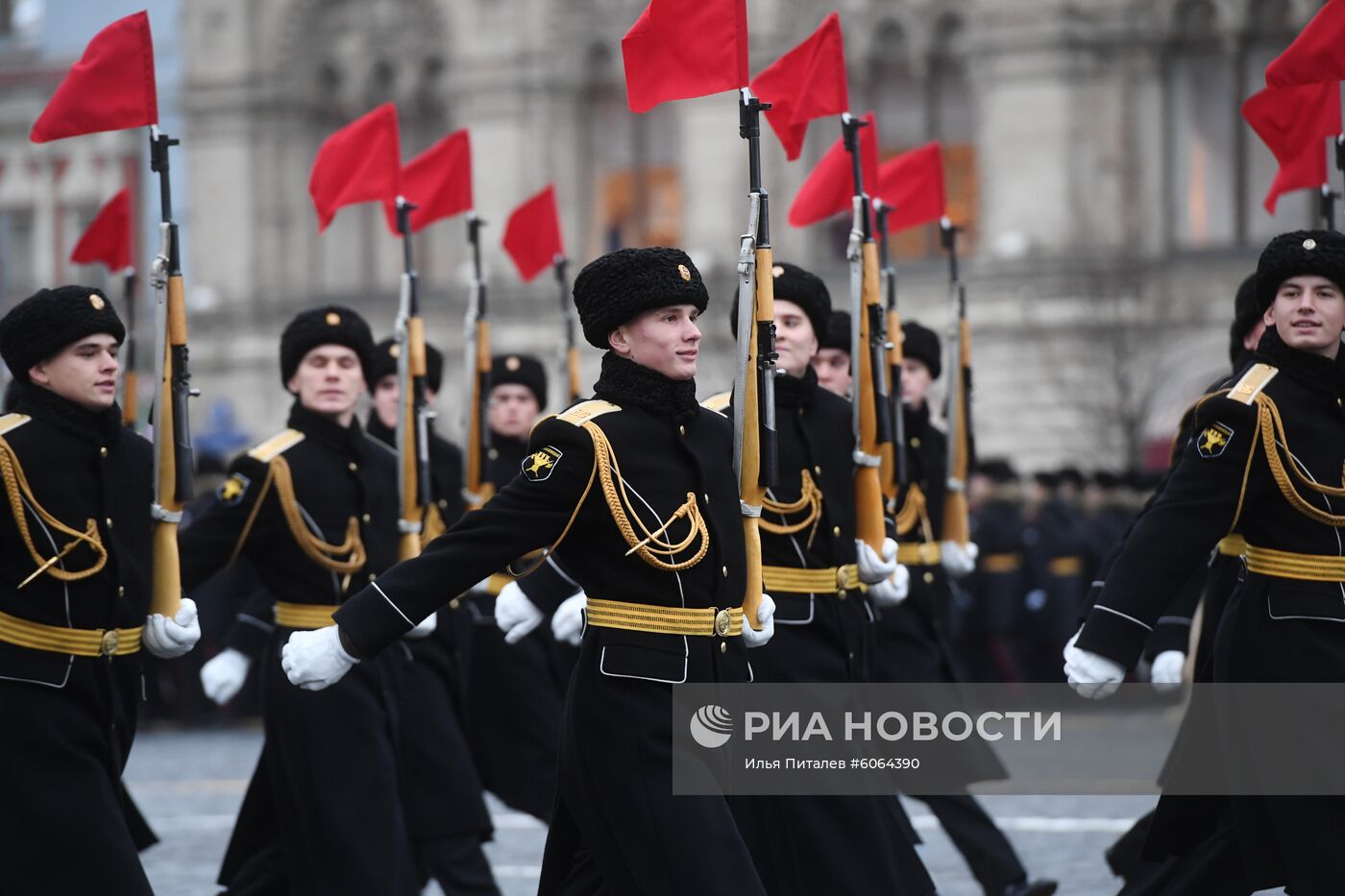 Генеральная репетиция марша, посвященного 78-й годовщине военного парада 1941 года