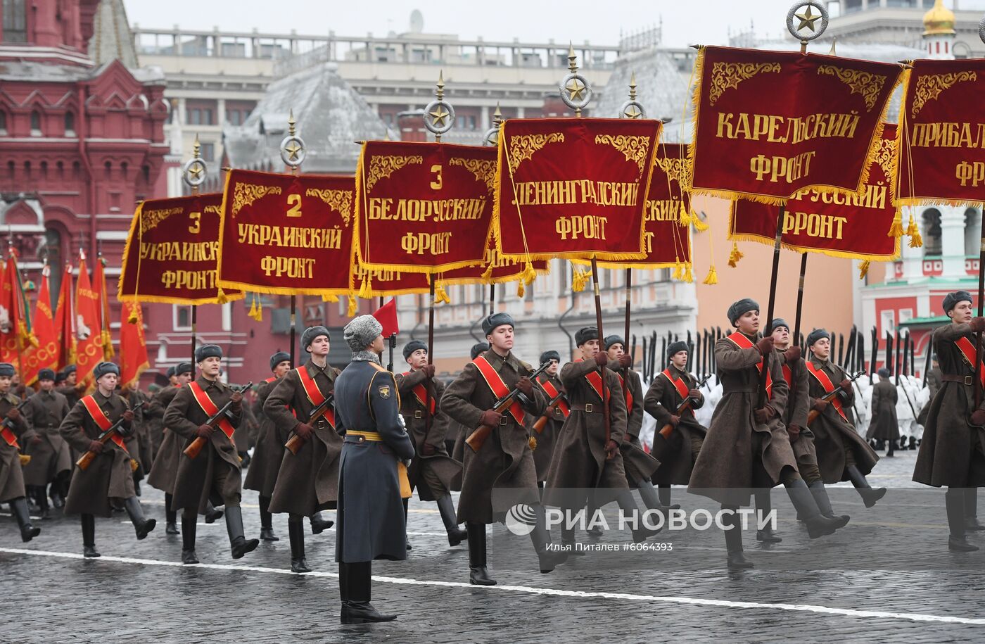 Генеральная репетиция марша, посвященного 78-й годовщине военного парада 1941 года