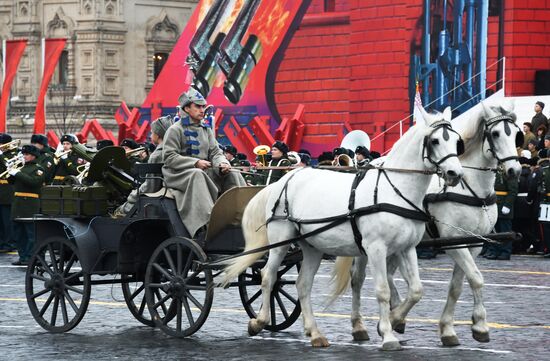 Генеральная репетиция марша, посвященного 78-й годовщине военного парада 1941 года