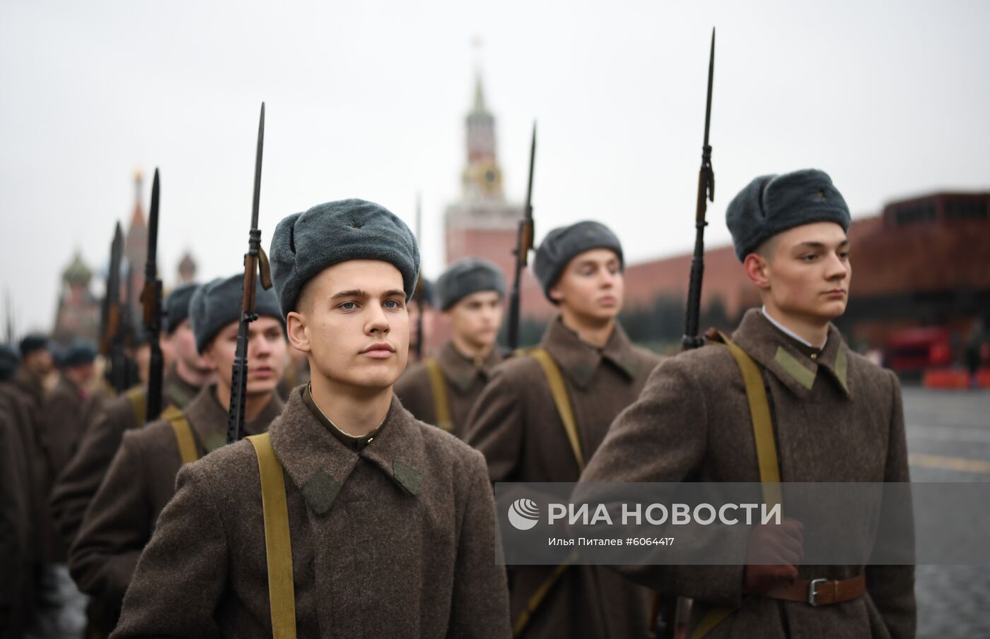 Генеральная репетиция марша, посвященного 78-й годовщине военного парада 1941 года