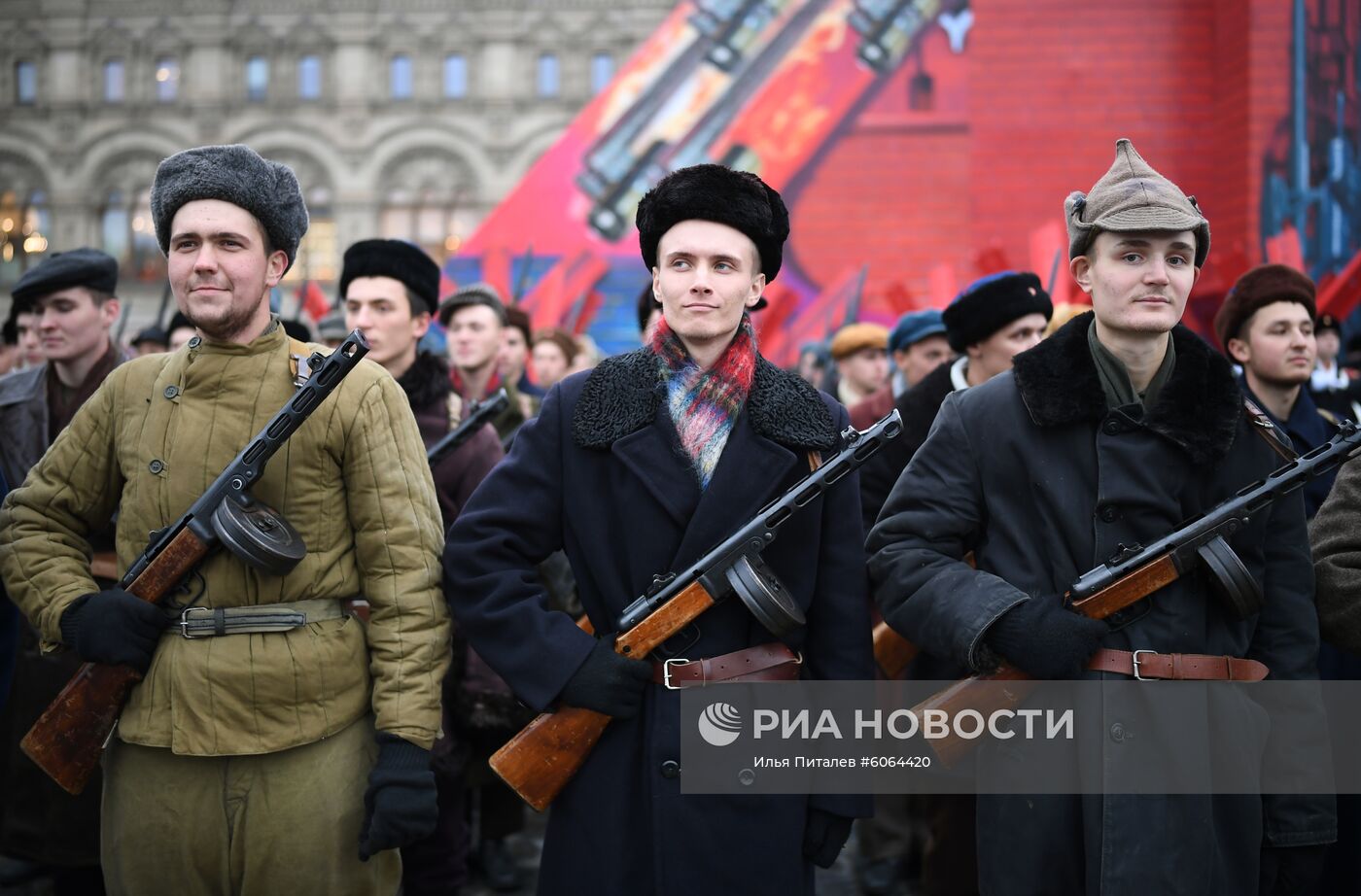 Генеральная репетиция марша, посвященного 78-й годовщине военного парада 1941 года
