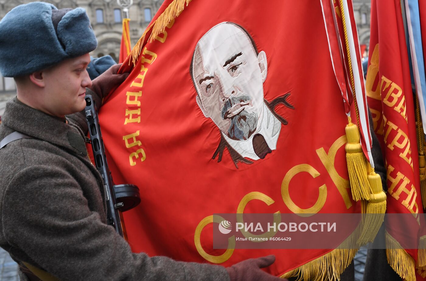 Генеральная репетиция марша, посвященного 78-й годовщине военного парада 1941 года