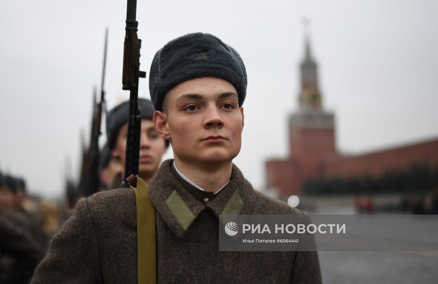 Генеральная репетиция марша, посвященного 78-й годовщине военного парада 1941 года