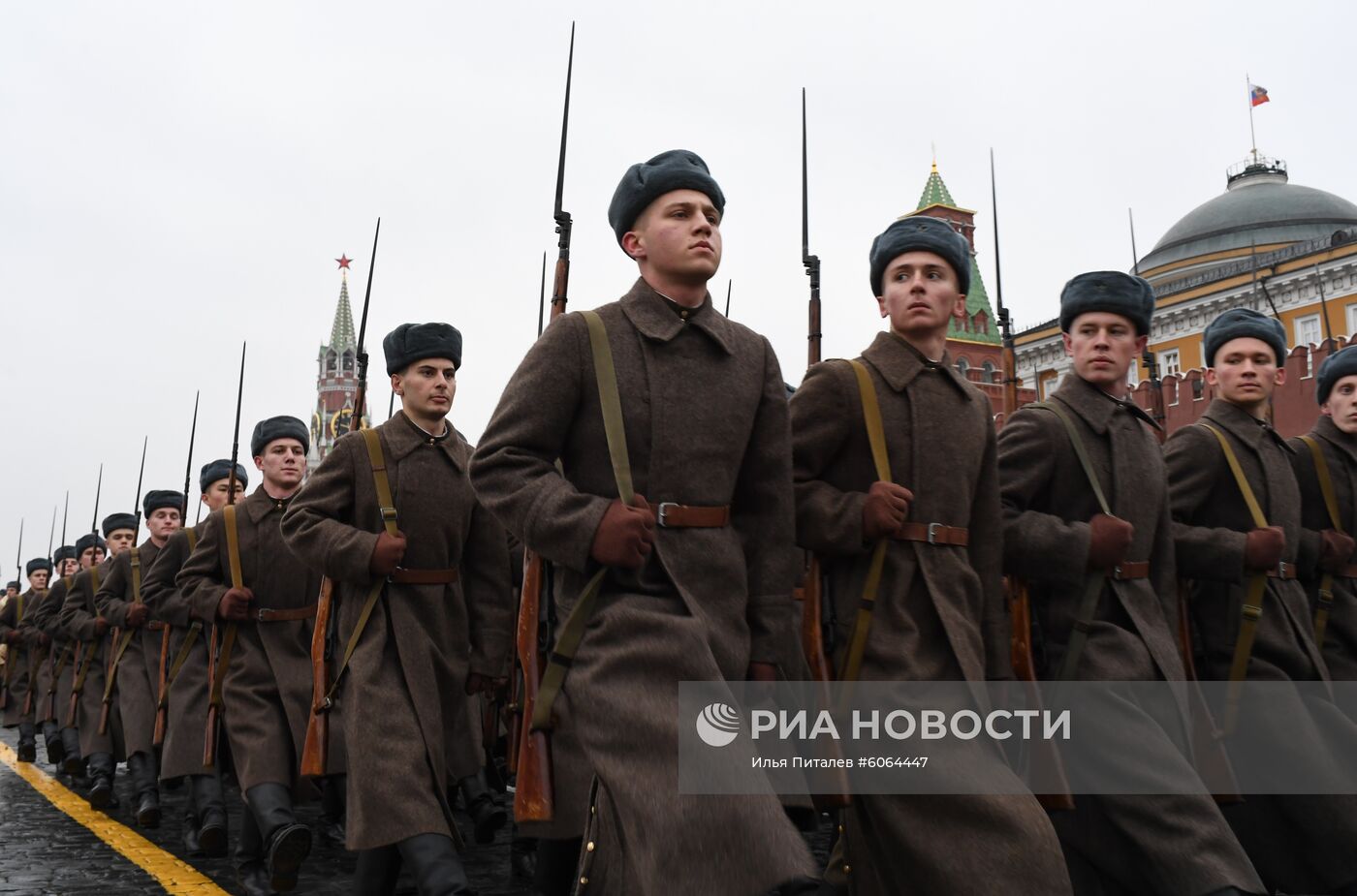 Генеральная репетиция марша, посвященного 78-й годовщине военного парада 1941 года