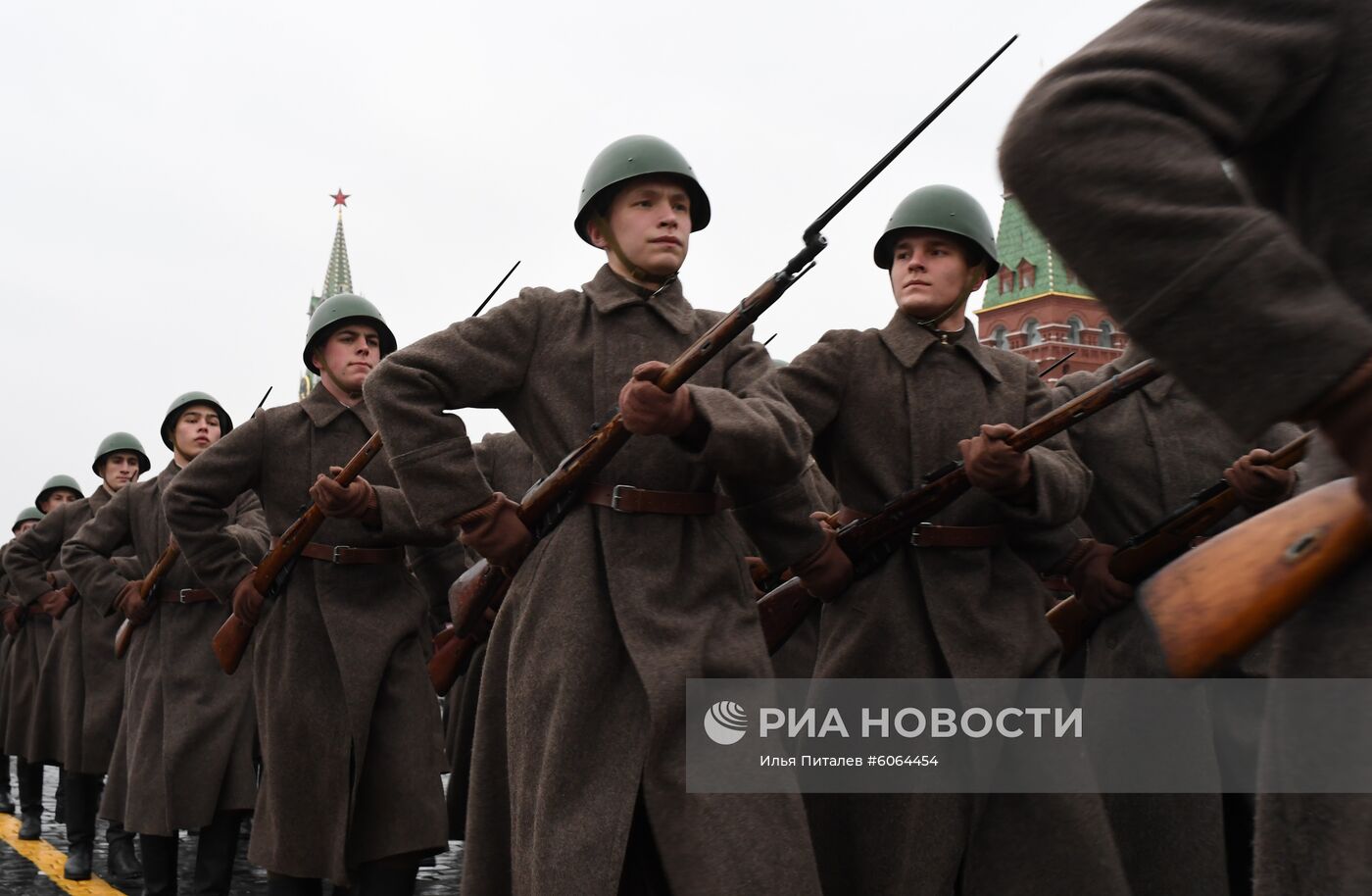 Генеральная репетиция марша, посвященного 78-й годовщине военного парада 1941 года