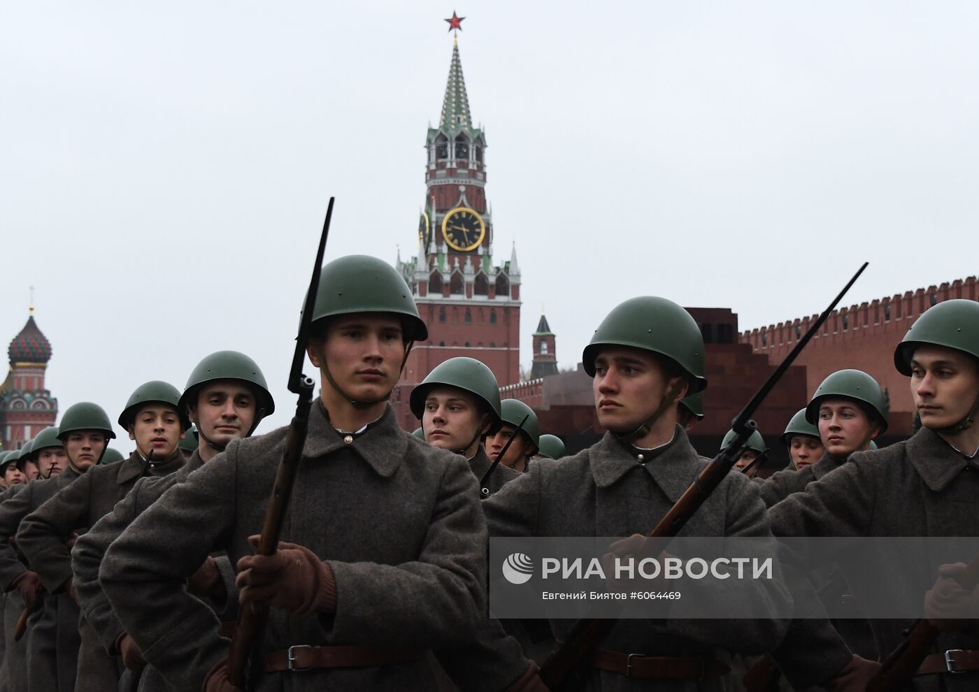 Генеральная репетиция марша, посвященного 78-й годовщине военного парада 1941 года