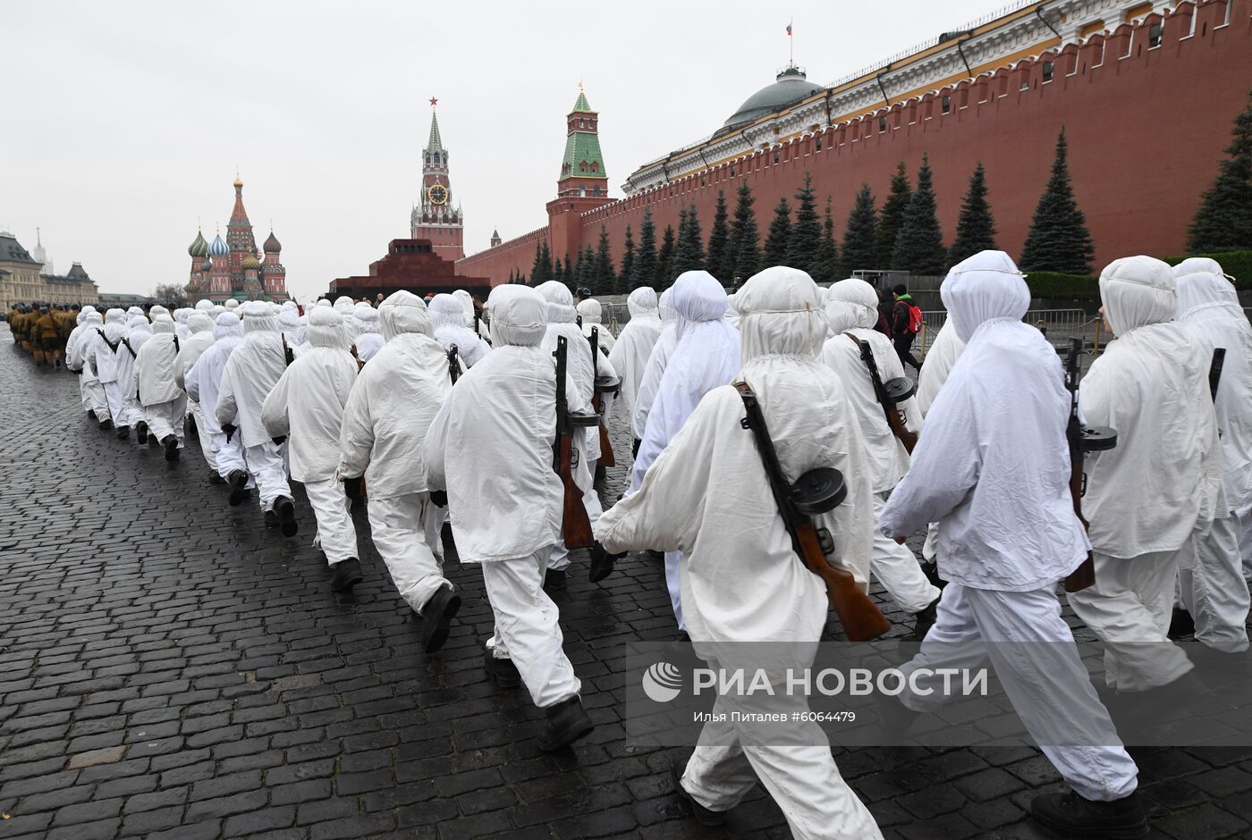 Генеральная репетиция марша, посвященного 78-й годовщине военного парада 1941 года