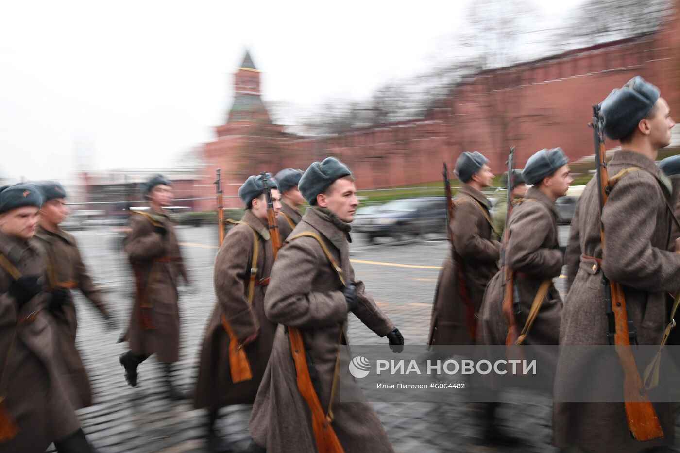 Генеральная репетиция марша, посвященного 78-й годовщине военного парада 1941 года